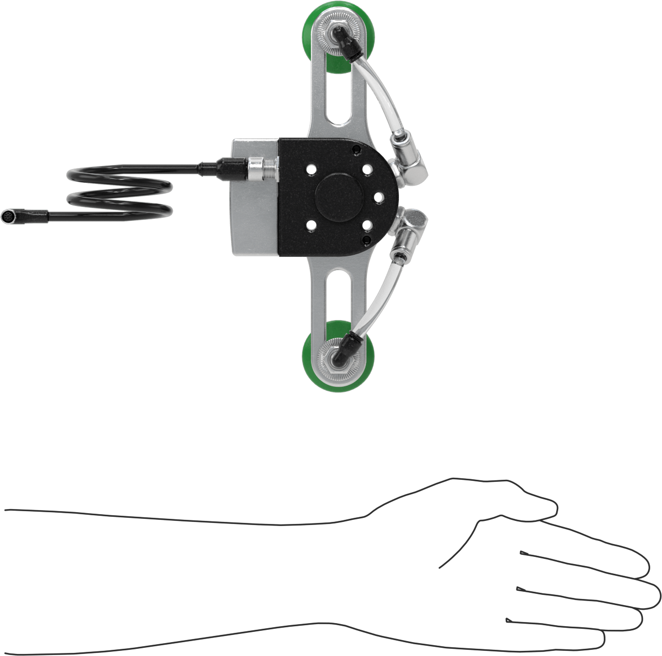 Robot Hazır Vakum Kaldırıcı, FANUC Robot Kolu için, 2 Bardak