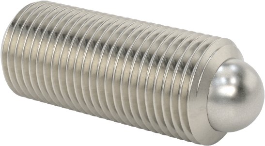 Ultra İnce Dişli Top Uçlu Setskur, 303 Paslanmaz Çelik, #6-80 Diş, 3/8" Uzunluk