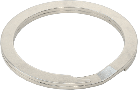 Ağır Hizmet Tipi Spiral Dış Segman, 18 mm Dış Çap için, 18-8 Paslanmaz Çelik
