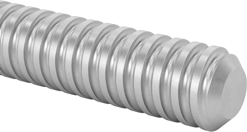 Bilyalı Vida, Sol Yönlü, 5/8"-5 Diş Boyutu, 1 Fit Uzunluğunda