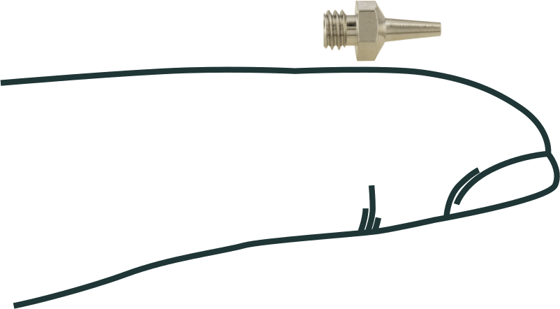 Lehim Sökme İstasyonları için Nozul, Weller Model, R04, Sıcak Hava Ütüleri için, 1/32" İç Çap Ucu