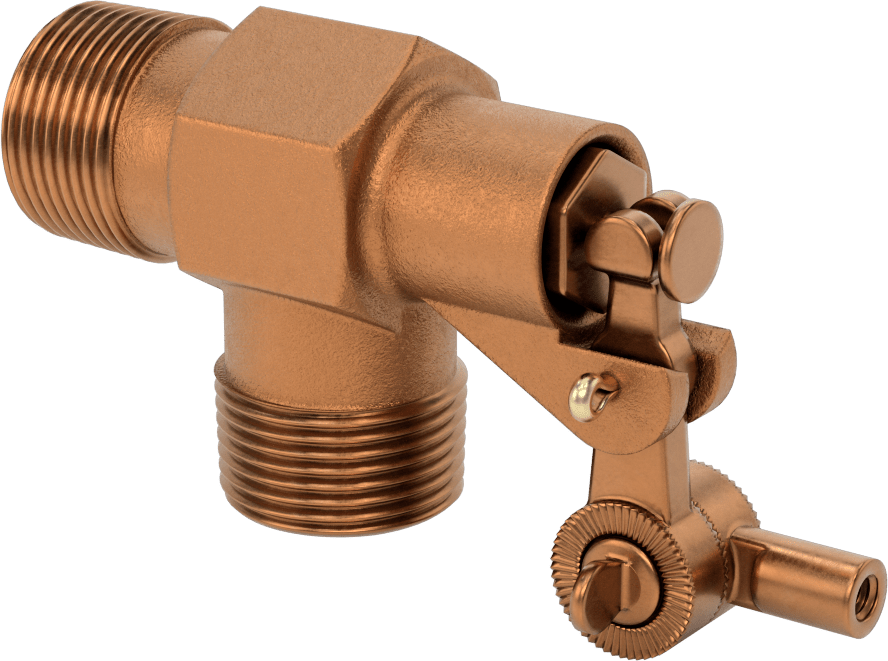 Su için Şamandıralı Vana Gövdesi, Buna-N Contalı, Yivli Piston, 1 NPT Erkek
