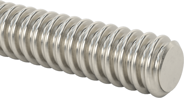 Kılavuz Vida, Ultra Hassas, 303 Paslanmaz Çelik, M2 x 0.5 mm Diş, 50 mm Uzunluk