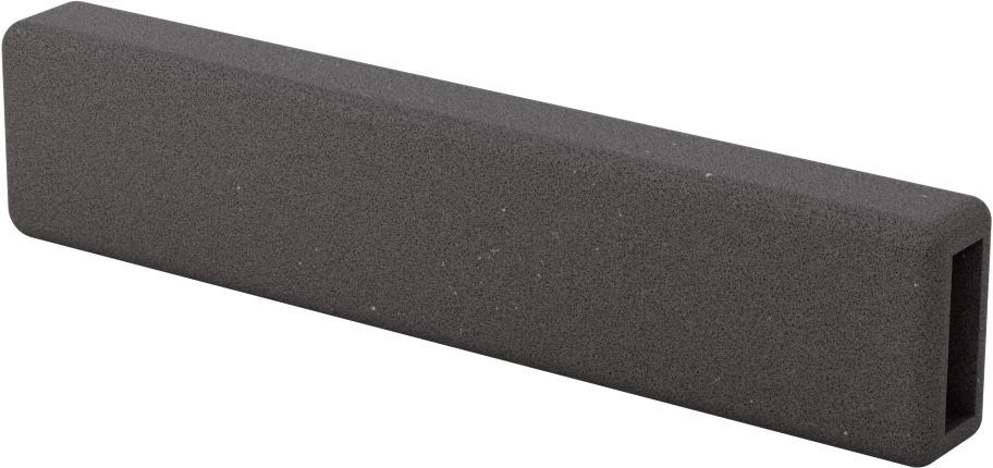 Yastıklı Dikdörtgen Tutamaklar, 3/4" x 1/4" Dış