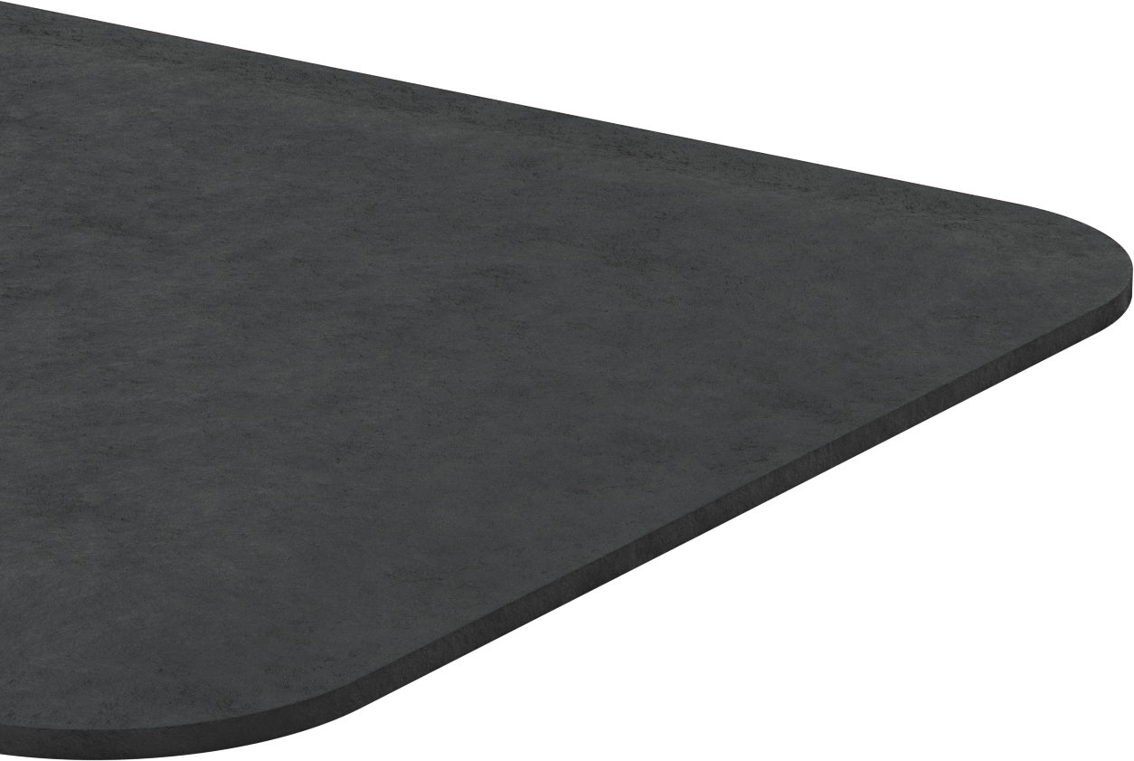 Ekstra Yumuşak Aşınmaya Dayanıklı Yorgunluk Önleyici Paspas, Pürüzsüz, 24" Genişlik x 3/4" Kalınlık