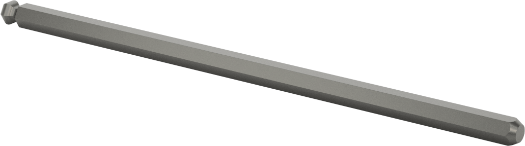 Bilyalı Uçlu Tornavida Mili, 7 mm Altıgen Ölçü, 7-5/16" Toplam Uzunluk