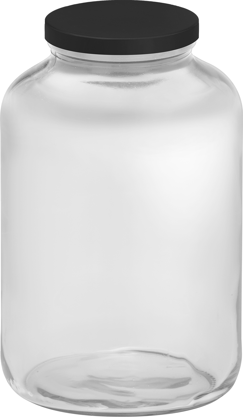 Şeffaf Cam Kavanoz, Kaplamalı Kağıt Contalı, 32 FL oz/950 ml Kapasite