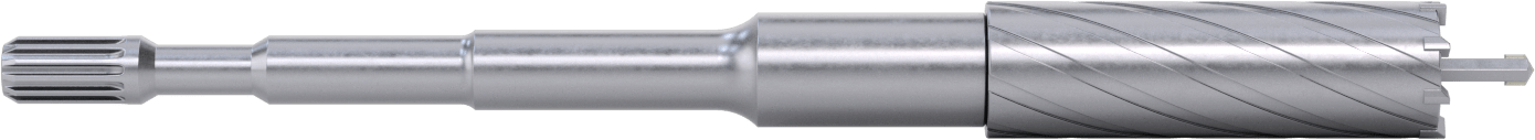 Boyutu Değiştirilebilir Karbür Uçlu Delme Ucu, Duvar ve Beton için, Yivli Şaft, 1-1/2" Boyut