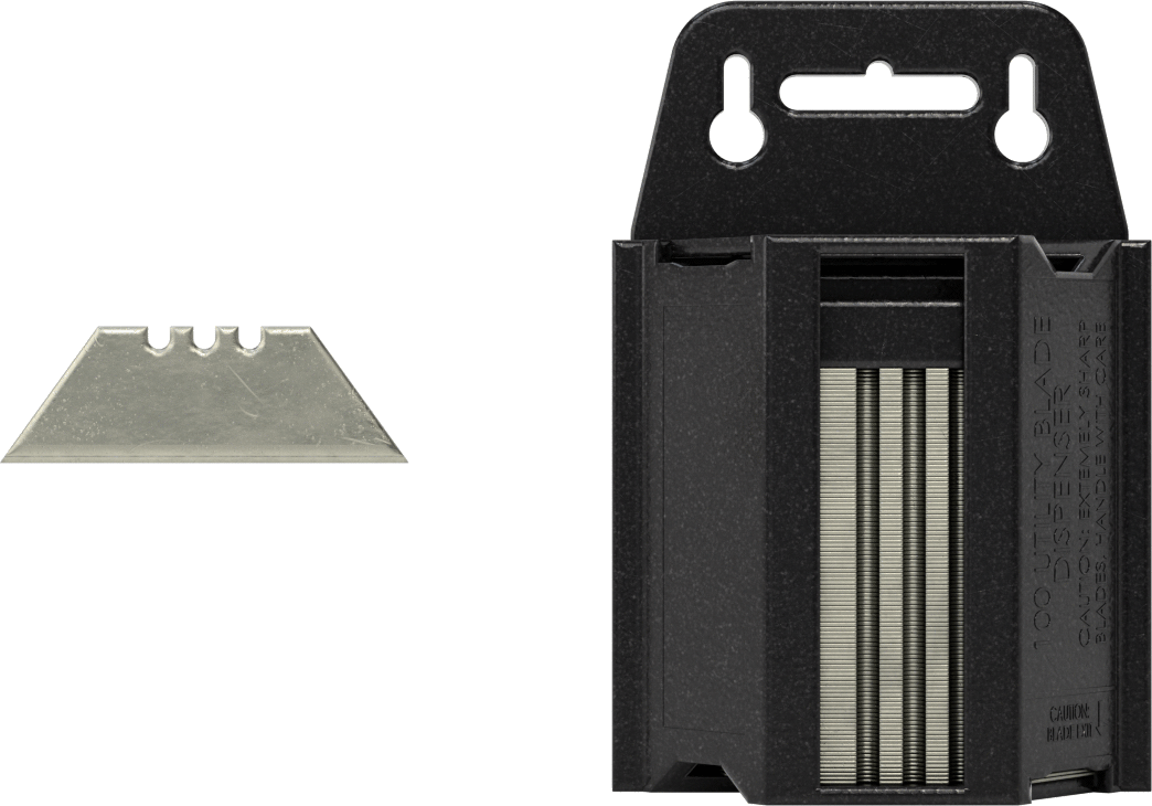 Çok Amaçlı Bıçak Ağızları, Dağıtıcılı, 2-1/4" Uzunluk x 3/4" Genişlik x 0.018" Kalınlık — Düz, 2 1⁄4", Çelik