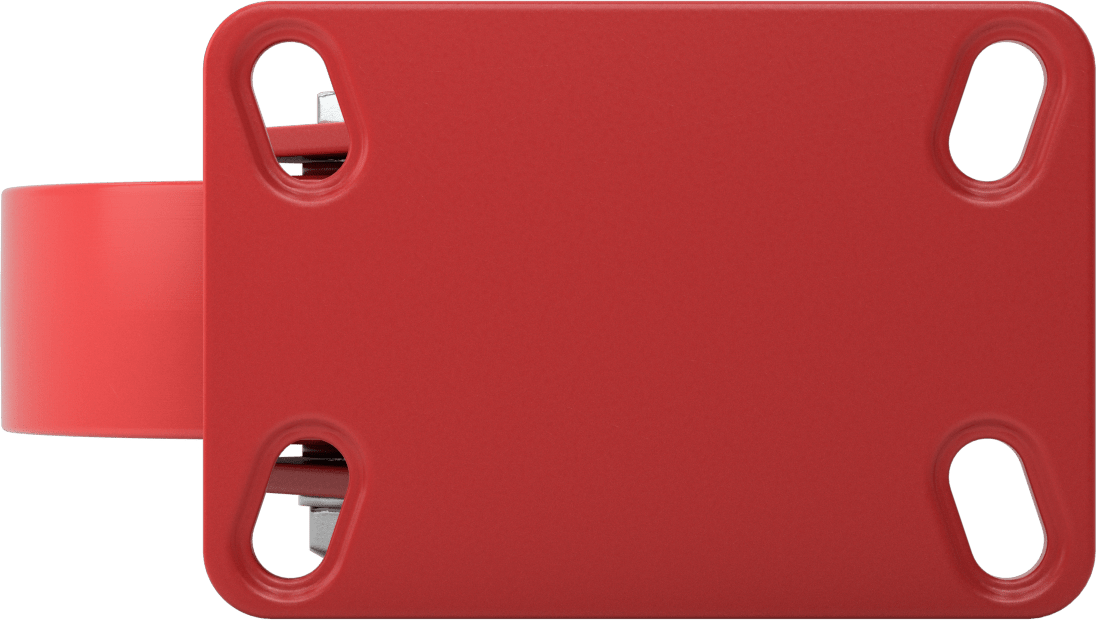 6-1/2" x 4-1/2" Plakalı Yüksek Kapasiteli Kingston Tekerlek, 6" Çaplı Metal Tekerlekli Döner Tekerlek