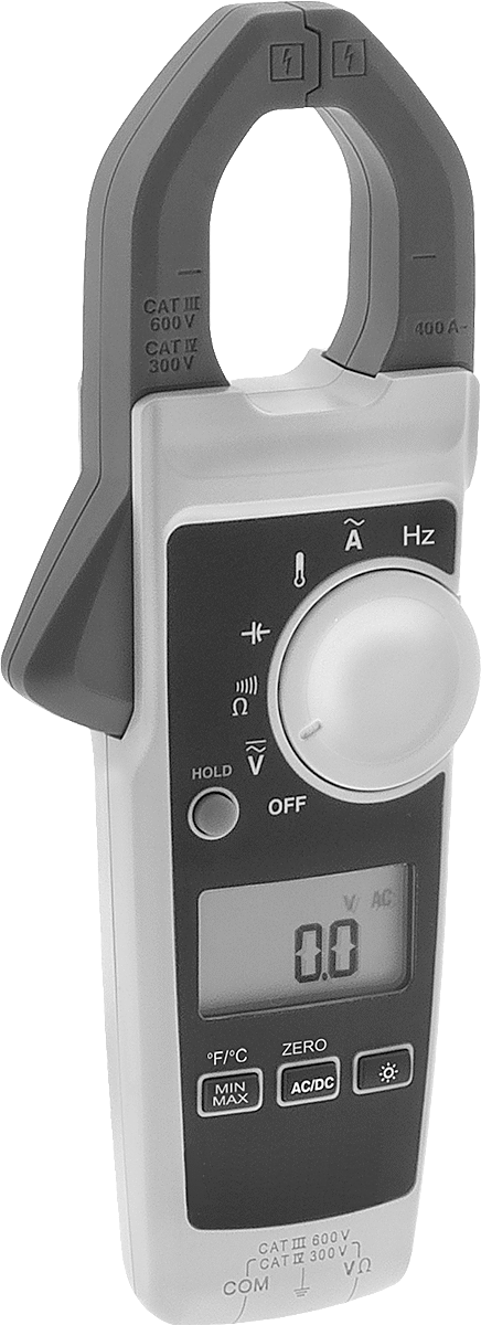Fluke Kelepçeli Multimetre, Kalibrasyon Sertifikalı, Model Numarası 325 — Fluke, Amper, Mikrofarad, Volt, CAT III, 600V, CAT IV, 300V