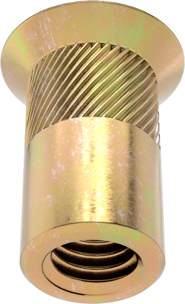Gömme Montajlı Pop Somun, M5 x 0.8 mm Diş Boyutu, 1.6 mm ila 4 mm Malzeme Kalınlığı için