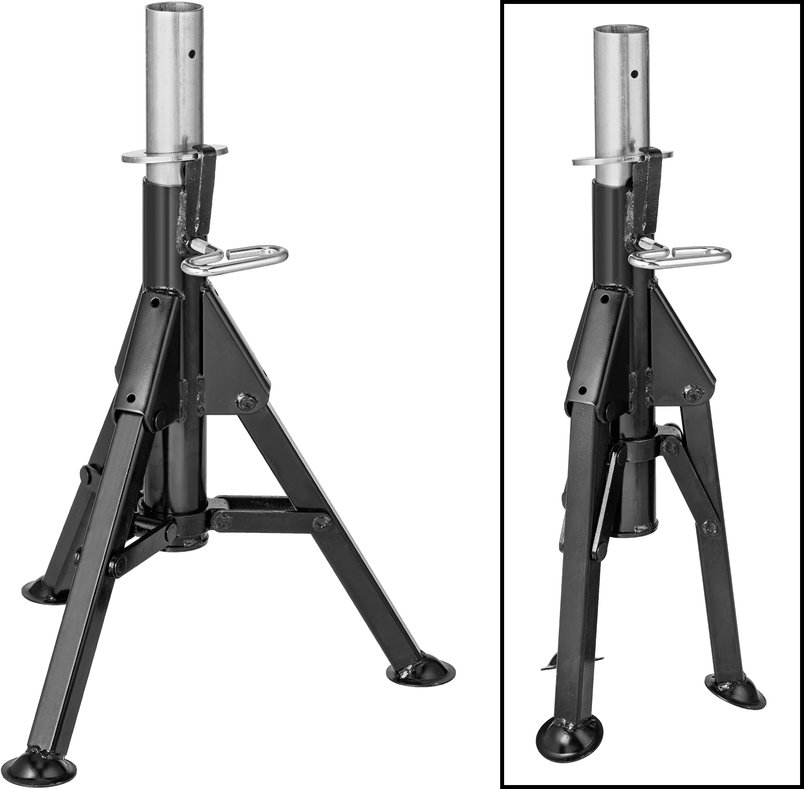 Tripod Malzeme Destek Standı, Katlanabilir, 21"-36" Yükseklik — 2,000 lb., Çelik, Tripod