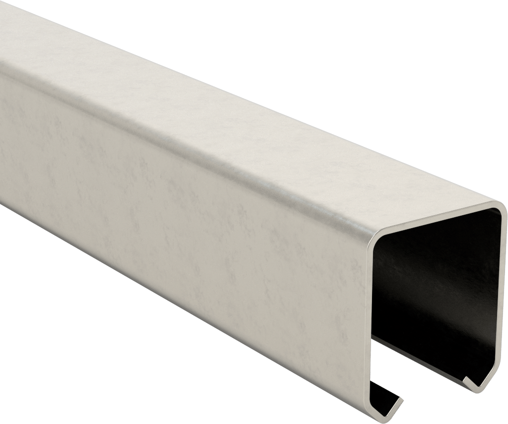 Kapılar için Silindir Rayı, 316 Paslanmaz Çelik, 300 lbs. Kapasite, 6 Fit Uzunluk