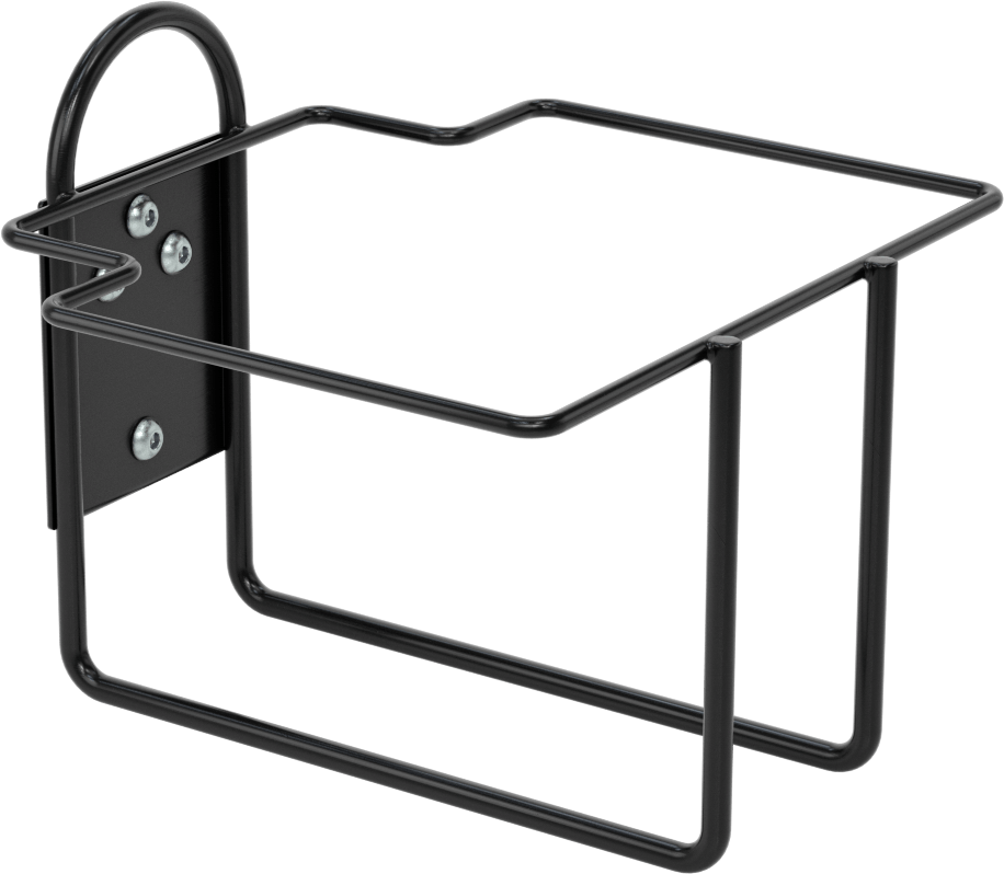 T-Yivli Çerçeve, 1 inç Yüksekliğinde Ray için Toz Boyalı Çelik Tel Şişe Tutucu — Şişe Tutucu, 1", 2", 3", Tekli, Çift, Üçlü, Quad