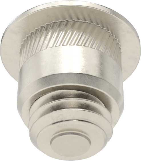 Sandviç Paneller için Pop Somun, 9.5 mm ila 13 mm Delik Derinliği için, M4 x 0.7 mm Ek Parça Boyutu