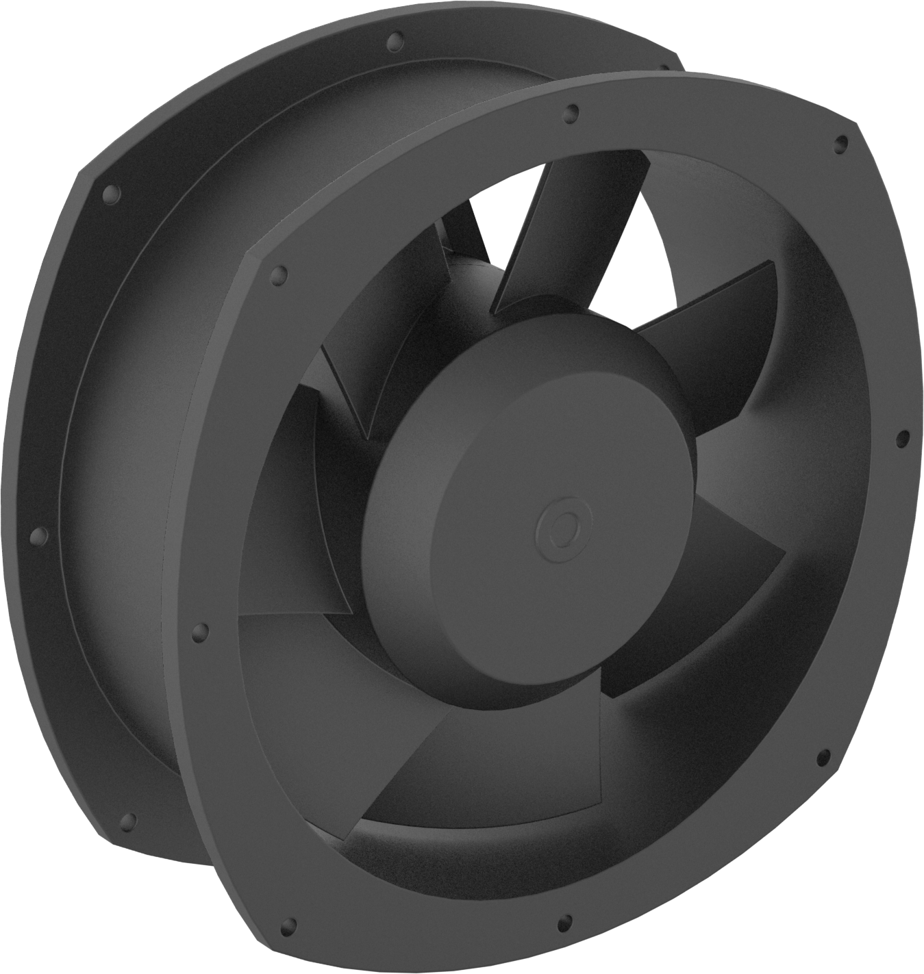 Dalgıç Ekipman Soğutma Fanı, Yuvarlak, 120V AC, 220 mm Çap, 485 CFM Hava Akışı