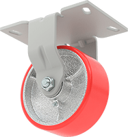 6-1/4" x 4-1/2" Plakalı Yüksek Kapasiteli Mauler Tekerlek