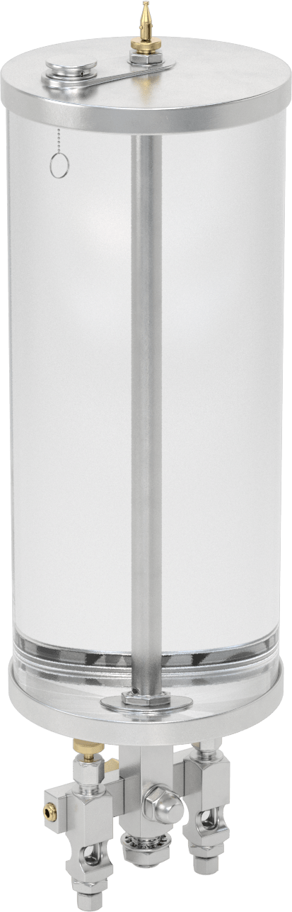 Akış Ayar Valfli Yağ Dağıtıcı, 2 Çıkış, 128 oz. Kapasite