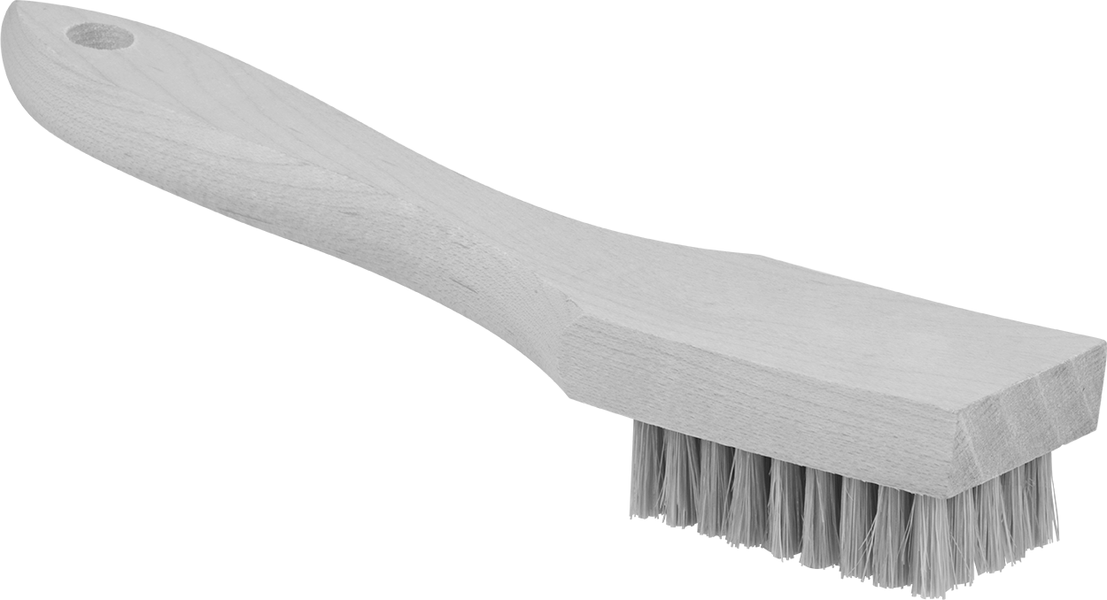 Domuz Kılı Kıllı 1-1/4" Genişliğinde El Fırçası — Animal Hair, Hog Hair, Ahşap, 2 1⁄8"