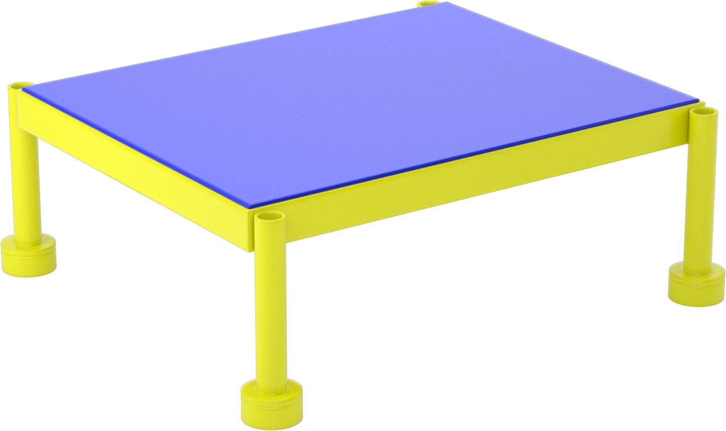 Yorgunluk Önleyici Çalışma Platformu, 9"-14" Yükseklik x 24" Genişlik x 19" Toplam Derinlik — Çelik, Çalışma Platformu, 800 lb.
