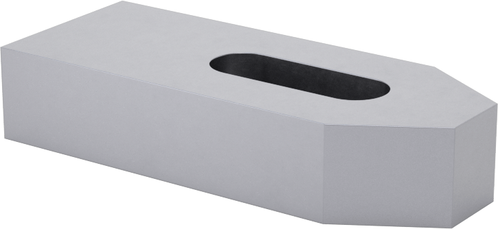Kurulum Kelepçesi, 1/4" ve 6 mm Çaplı Saplamalar için, 2" Uzunluk
