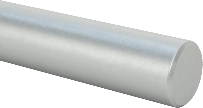 Krom Kaplama Düşük Karbonlu Çelik Çubuk, 1/4" Çap