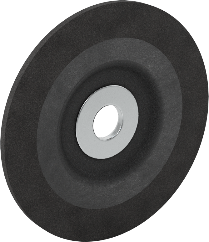 Genel Amaçlı Açılı Taşlama Makinesi Diski, Çelik için, Dişsiz 5/8" Mil Deliği, 4" Çap, 1/8" Kalınlık