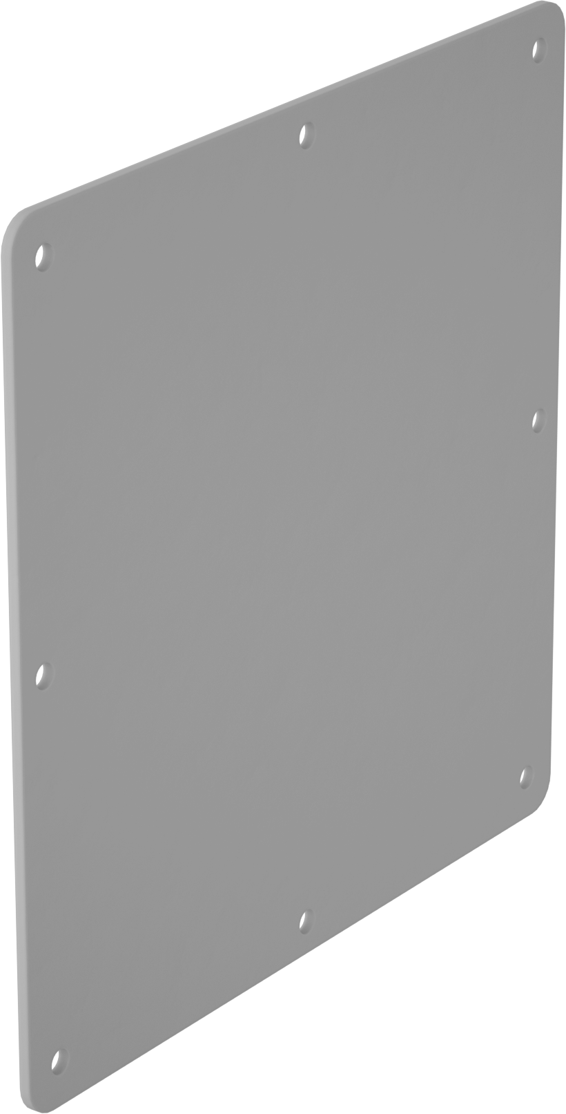 Toz Geçirmez Kanal için 8" Genişlik x 8" Derinlik Kapak — Kapak, 8", 8"