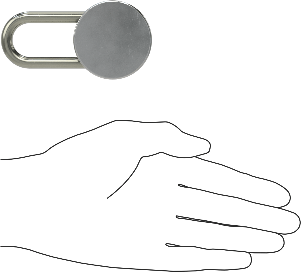 Kombinasyon Asma Kilit, Master Lock 1500, 1-1/2" Dikey Mapa Açıklığı