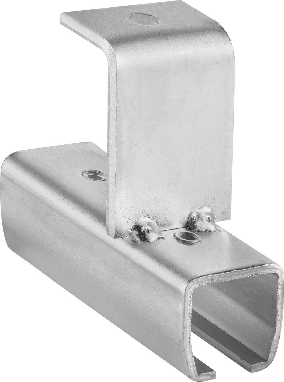 100 lb. Kapasiteli Kapılar için Asma Eklem Braketi, Perdeler ve Şerit Kapılar — Braket, 100 lb., Curtains, Doors, Strip Doors