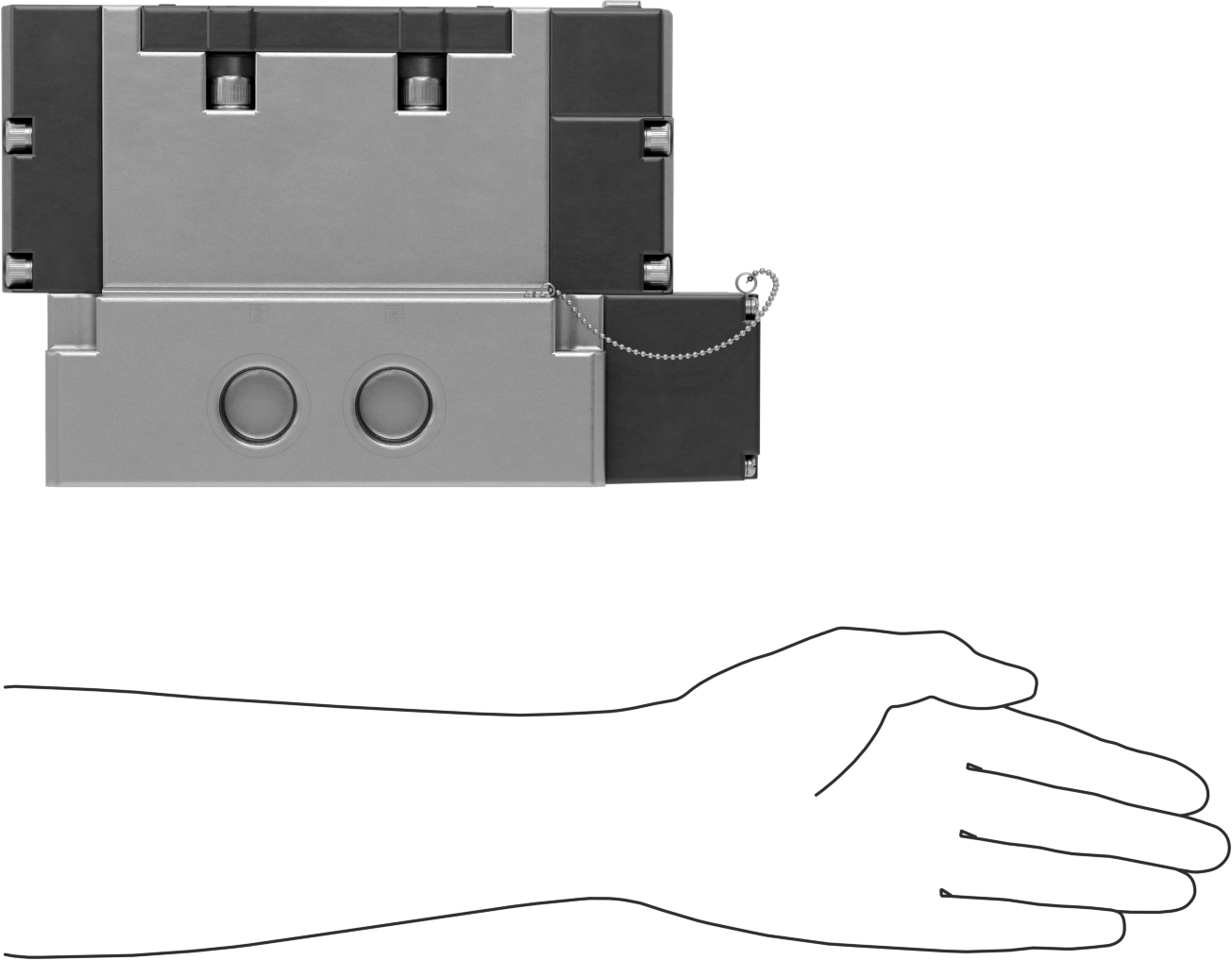 Elektrikli Hava Yön Kontrol Vanası, İki Eylemli, Tek Solenoid, 3/4 NPTF, 24V DC