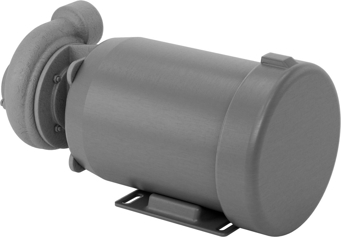 Yüksek Verimli Sirkülasyon Pompası, Su için, Soğutma Sıvıları ve Yağ, 208-240/460V AC, 3 hp