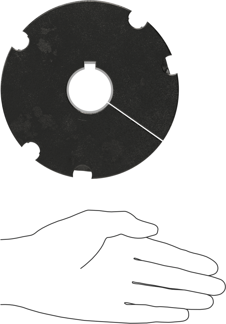 Konik Kilitli Burç, Stil 4040, 1-1/2" Mil Çapı için