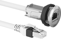 Panele Monte Ethernet Kablosu, Ekranlı, Vidalı