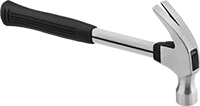 Çivi Çakma Çekici, Kavisli Pençe ve Fiberglas Saplı, Pürüzsüz Yüzey