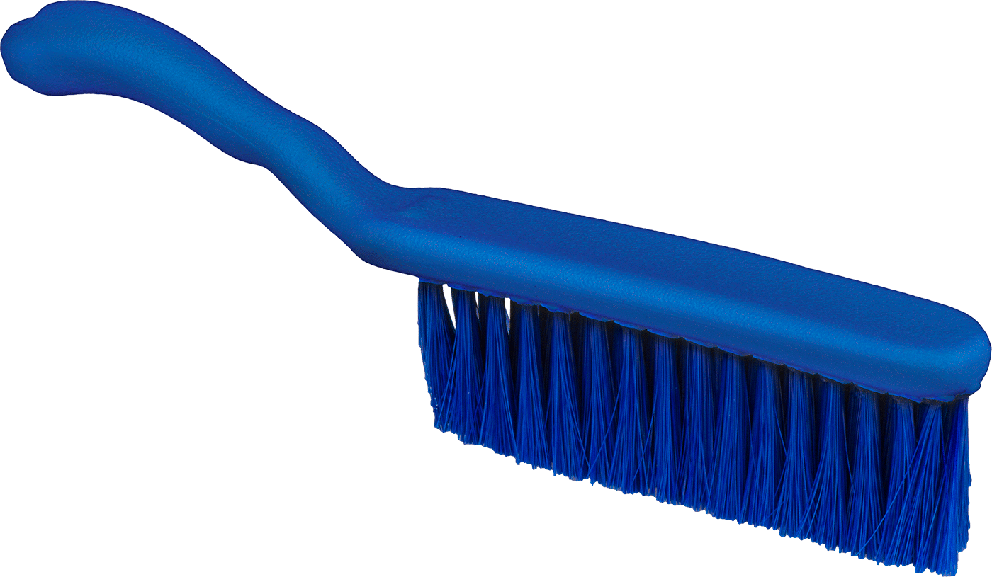 El Fırçası, Mavi Kıllar, 1-5/8" x 7-3/4" Fırça, 14" Toplam Uzunluk