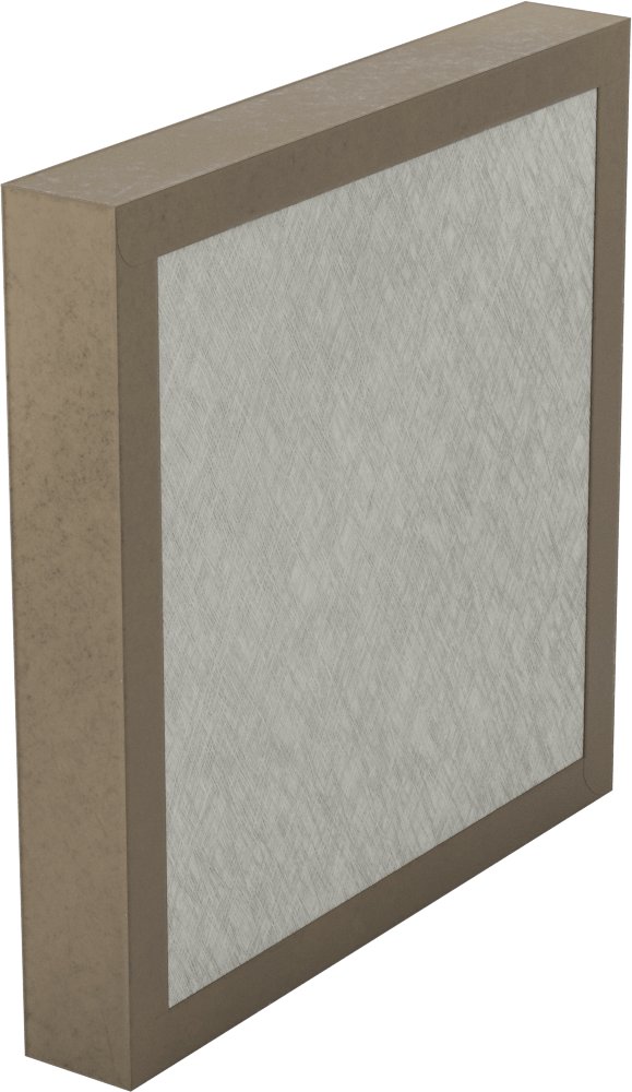 Panel Hava Filtresi, 1" Kalınlık, 6 x 6 Anma Ölçüsü
