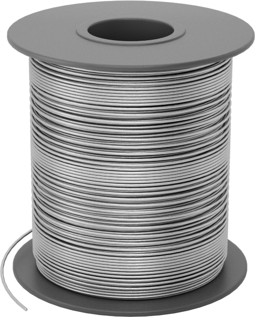 Elektronik Ürünler için Temizlemeye Gerek Olmayan Özlü Lehim, Kurşunsuz, %96 Kalay, %3 Gümüş, 0.025" Çap, 1 lb.
