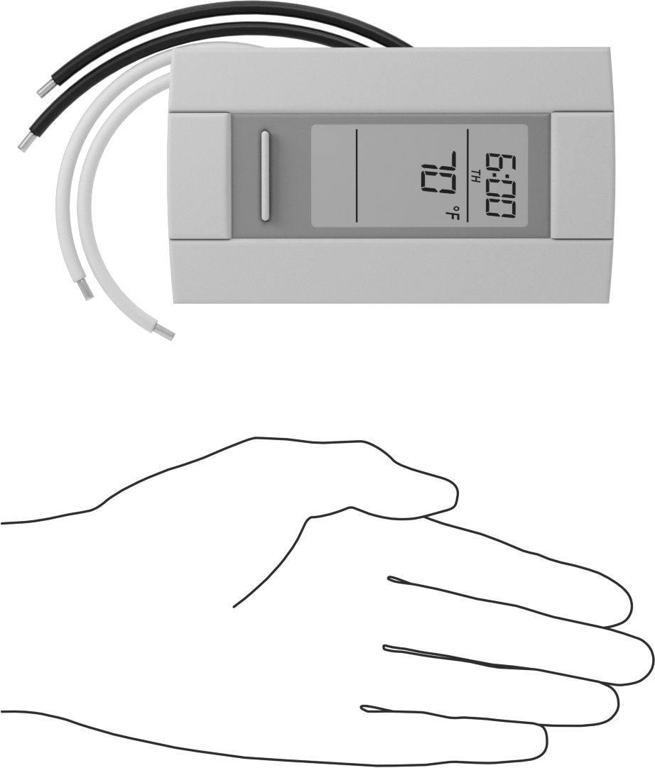 Programlanabilir Hat Gerilimi Termostatı, 120V AC, 16A