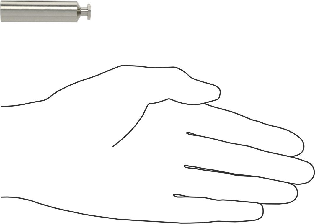 Karbür Anahtar Yuvası Parmak Freze, 3/8" Freze Çapı x 1/16" Kalınlık, ANSI Anahtar Numarası 203