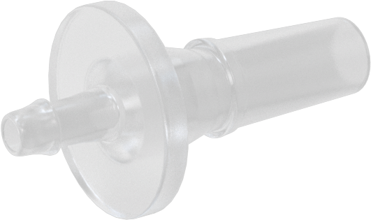 Hava ve Su için Plastik Luer Lock Tüp Bağlantısı, Polipropilen Fişler, 1/16" Boru İç Çapı için Tırnaklı, Beyaz