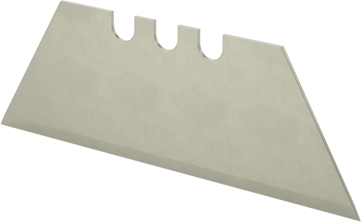 Geri Çekilebilir Bıçaklı Maket Bıçağı için 2" Uzunluk x 3/4" Genişlik x 0.018" Kalınlıkta Bıçak
