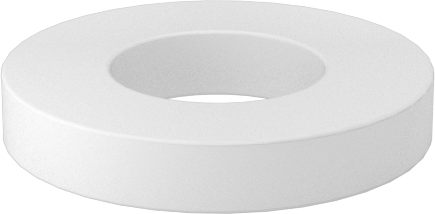 Delrin® Asetal Plastik Pul, 2 Numaralı Vida Boyutu için, 0.094" İç Çap, 0.188" Dış Çap