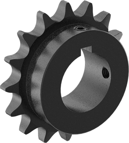 Çelik Tek Sıralı Dişli, ANSI 60 Makaralı Zincir ve 1-3/4" Mil Çapı için