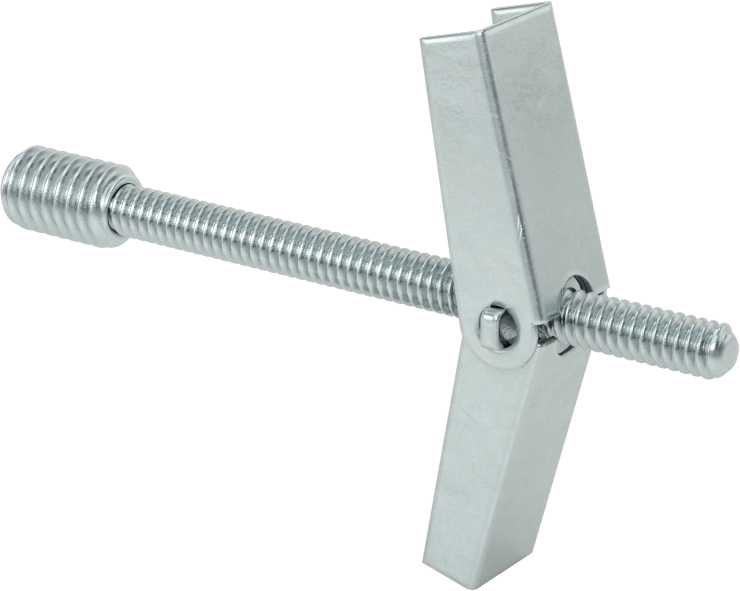 Alçıpan için Çivi Tipi Kelebek Dübel, 3/16" Çap