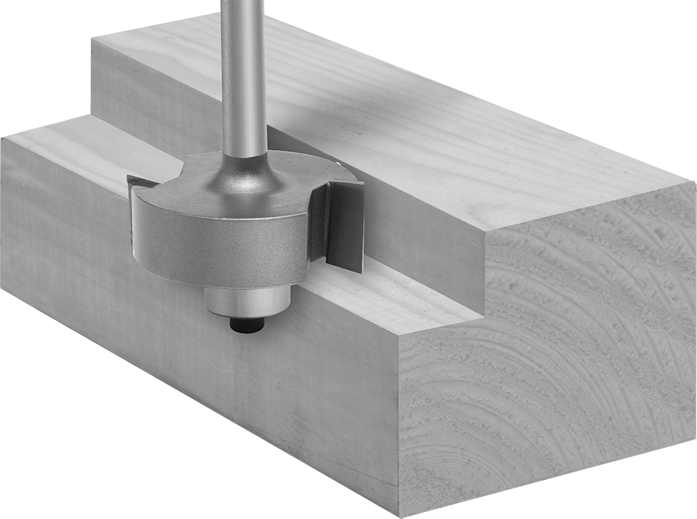 Ahşap Birleştirme için Freze Ucu, Rabbet Stili, 1-1/4" Kesme Çapı