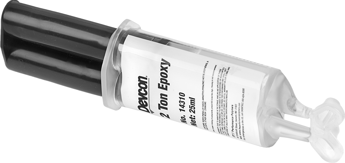 Epoksi Yapısal Yapıştırıcı, Devcon 2 Ton Epoksi, 0.84 FL. oz. Şırınga — Şırınga, Metal, Metal-Plastik Bağlantı, Metalden Kompozitlere, Pl…