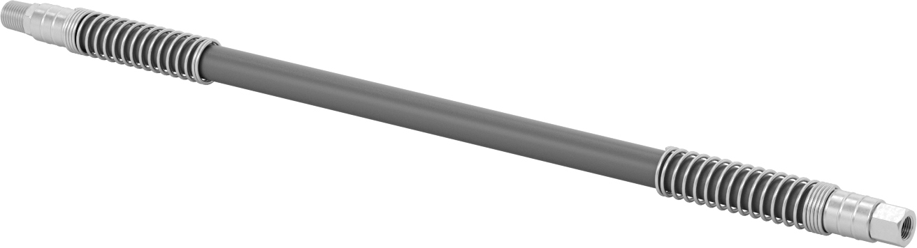 Bükülüp Sabit Kalan Hava Nozulu için 1/8 NPT Dişi Çıkışlı 18" Uzunlukta PVC Hortum — 1⁄4, Plastic, PVC, NPT