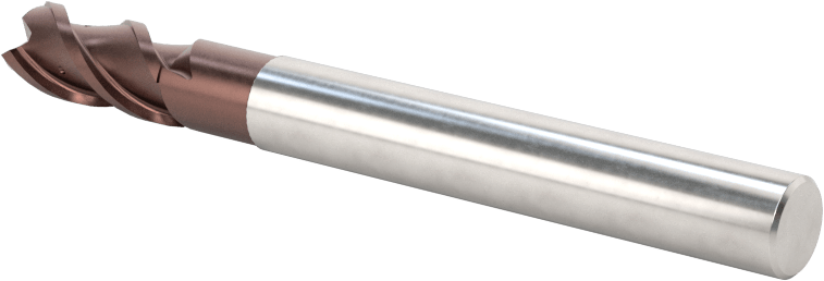 Hızlı Kesim Karbür Uçlu Freze, Soğutma Delikli, Kare Uç, 3 Oluk, 6 mm Freze Çapı